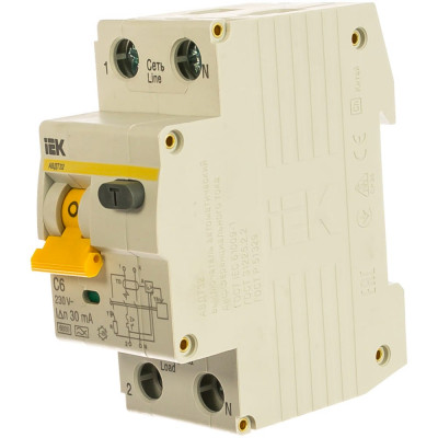 Автоматический выключатель дифференциального тока IEK АВДТ-32 ИЭК MAD22-5-006-C-30