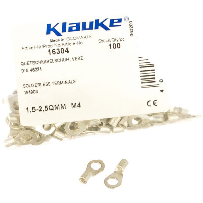 Кольцевой наконечник Klauke klk16304