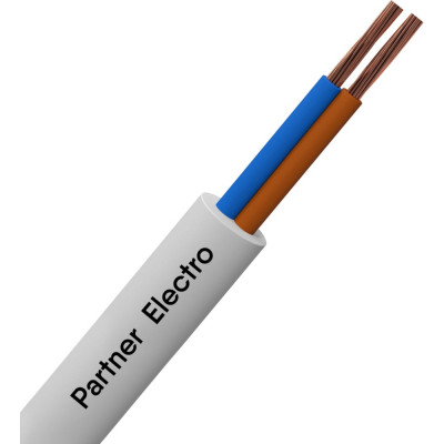 Партнер-электро провод пвс 2x1,5 гост /20м/ p020g-0205-c020