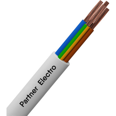 Партнер-электро провод пвс 3x4 /20м/ p020g-0307-c020