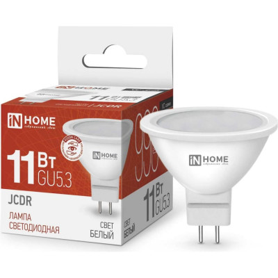 Светодиодная лампа IN HOME LED-JCDR-VC 4690612020358