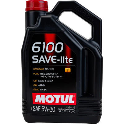 Моторное масло MOTUL 6100 SAVE-LITE 5W30 107957