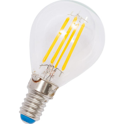 Светодиодная лампа Uniel LED-G45-5W/WW/E14/CL/MB GLM10TR UL-00002369