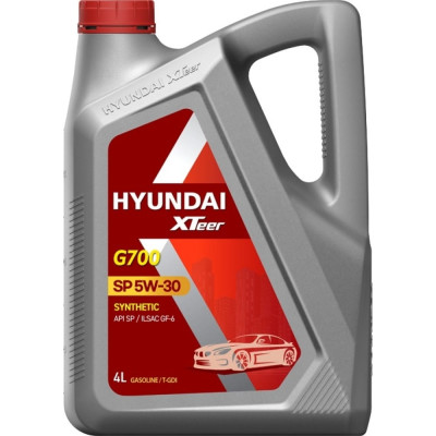 Синтетическое моторное масло HYUNDAI XTeer XTeer Gasoline G700 5W30 SN 1041135