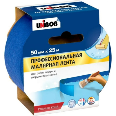 Малярный скотч Unibob ПРОФИ 134850