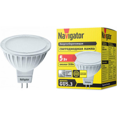 Светодиодная лампа Navigator NLL-MR16-5-230-4K-GU5.3 94129 209674