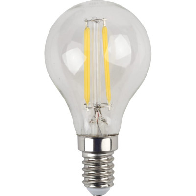 Филаментная лампа ЭРА F-LED P45-5W-827-E14 Б0043437