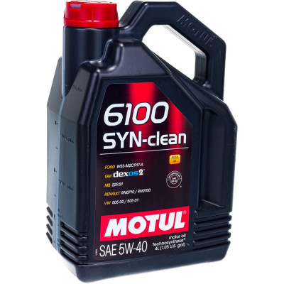 Моторное масло MOTUL 6100 SYN-CLEAN 5W40 107942