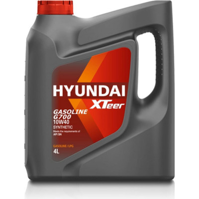 Синтетическое моторное масло HYUNDAI XTeer XTeer Gasoline G700 10W40 SN 1041014