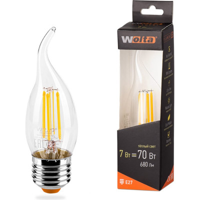 Светодиодная лампа Wolta LED FILAMENT 25YCDFT7E27