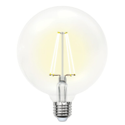 Светодиодная лампа Uniel LED-G125-10W/WW/E27/CL PLS02WH 10534