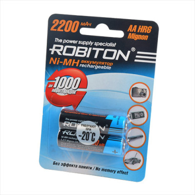 Аккумулятор Robiton 2200MHAA-2 8791 BL2