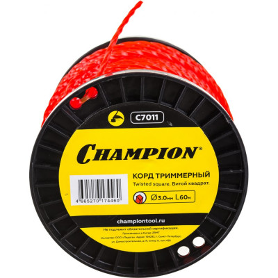 Триммерный корд Champion Twisted Square C7011