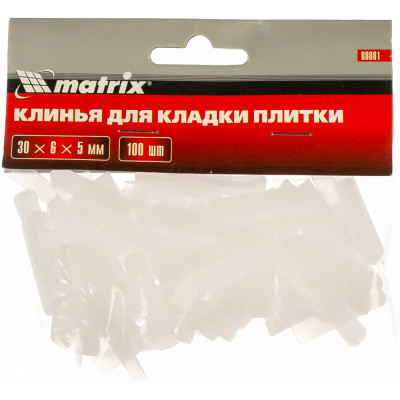 Клинья для укладки плитки MATRIX 88081