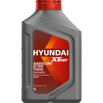 Синтетическое моторное масло HYUNDAI XTeer XTeer Gasoline G700 10W40 SN 1011009
