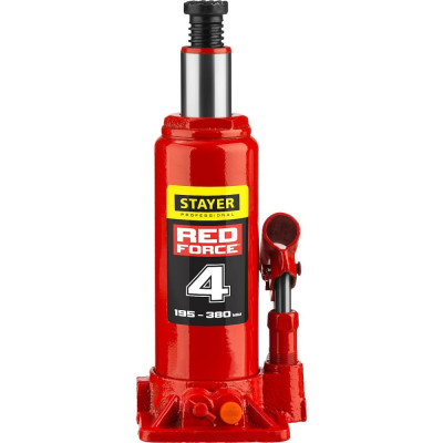 Гидравлический бутылочный домкрат STAYER RED FORCE 43160-4_z01