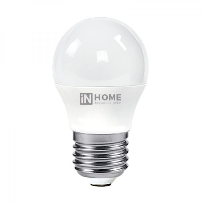 Светодиодная лампа IN HOME LED-ШАР-VC 4690612020525