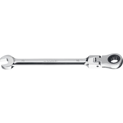 Комбинированный трещоточный шарнирный гаечный ключ ЗУБР ПРОФ. 27101-10