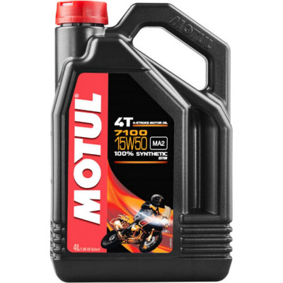Синтетическое масло MOTUL 7100 4T SAE 15W50 104299