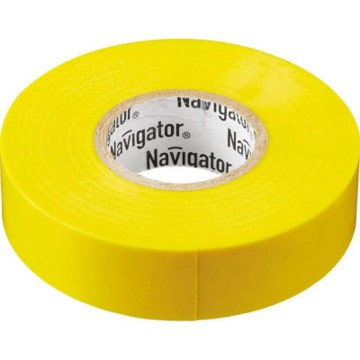 Изолента пвх Navigator NIT-A19-20/Y 71112