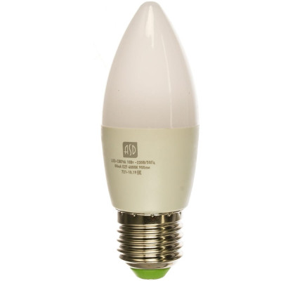 Светодиодная лампа ASD LED-СВЕЧА-std 4690612015545