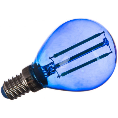 Светодиодная лампа Uniel LED-G45-5W/BLUE/E14 GLA02BL UL-00002989