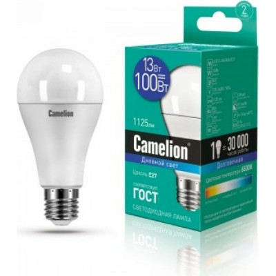 Светодиодная лампа Camelion LED13-A60/865/E27 12652