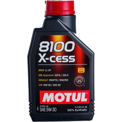Синтетическое масло MOTUL 8100 X-cess 5W30 108944