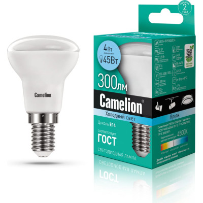Светодиодная лампа Camelion LED4-R39/845/E14 13354