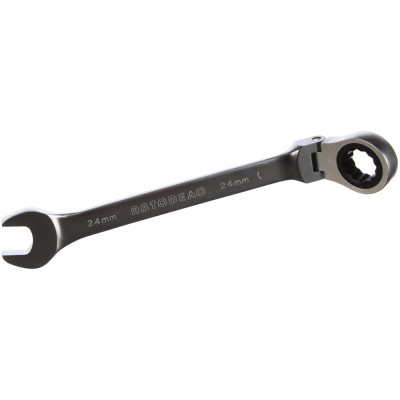 Трещоточный шарнирный комбинированный ключ Автоdело 30224 12374