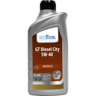 Масло GT OIL Diesel City SAE 5W-40 API CI-4/SL 8809059408261