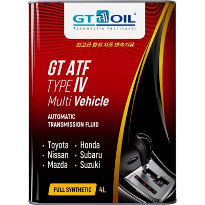 Масло GT OIL ATF T-IV Multi Vehicle 8809059407912