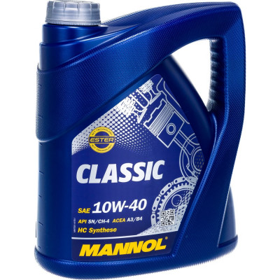 Полусинтетическое моторное масло MANNOL Classic 10w40 1101