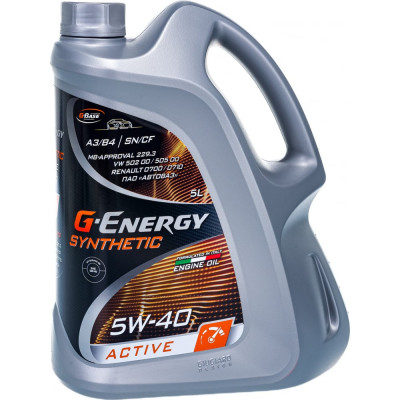 Масло G-ENERGY SyntheticActive 5W-40 253142411