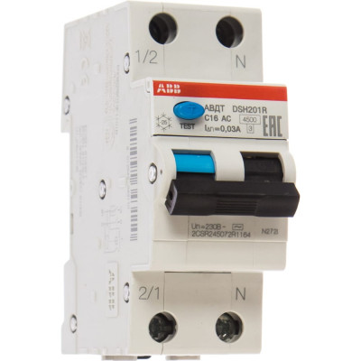 Автоматический выключатель дифференциального тока ABB DSH201R 2CSR245072R1164