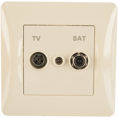 Оконечная розетка TV+SAT GUSI Electric Ugra С11TS1-003-СБ