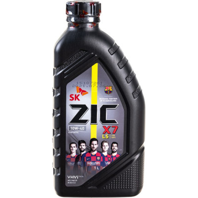 Полусинтетическое моторное масло zic X7 LS 10w40 132620
