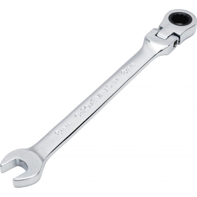Трещоточный шарнирный комбинированный ключ Эврика ER-61008H