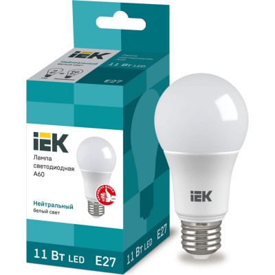 Лампа IEK LLE-A60-11-230-40-E27