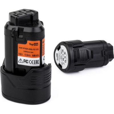 Аккумулятор для электроинструмента AEG L1215 Series TopOn TOP-PTGD-AEG-12-1.5-Li