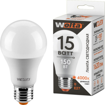 Светодиодная лампа Wolta 30S60BL15E27