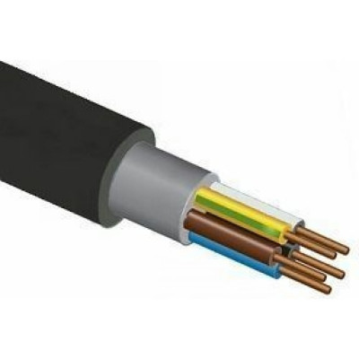 Плоский твердый негорючий кабель ЭлПроКабель ППГ-п-нгА-HF 4630017845903