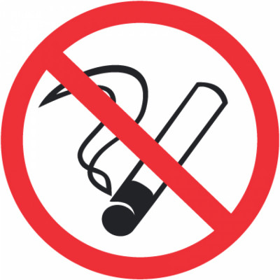 Информационная наклейка REXANT Курить запрещено 56-0035