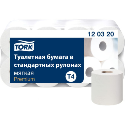 Двухслойная туалетная бумага TORK Premium 120320127835