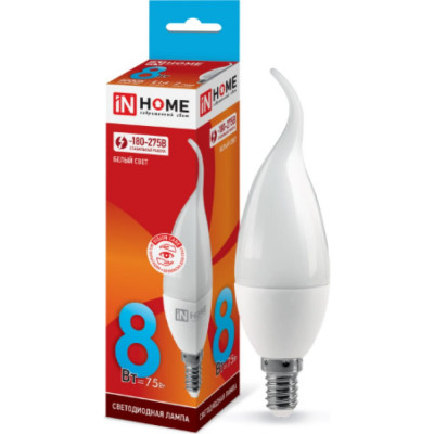 Светодиодная лампа IN HOME LED-СВЕЧА НА ВЕТРУ-VC 4690612030432