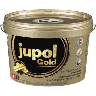 Моющаяся краска для внутренних работ JUB Jupol Gold 48294