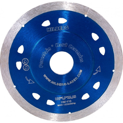 Отрезной алмазный диск Hilberg Extra Thin HM410