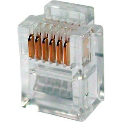 Телефонный коннектор для розетки TWT PL12-6P6C/100