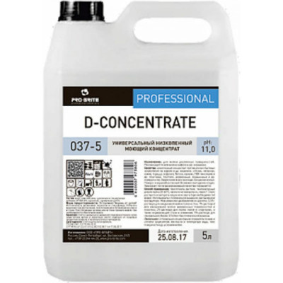 Универсальное щелочное чистящее средство PRO-BRITE D-CONCENTRATE 037-5 605284