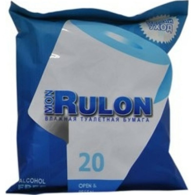 Влажная гипоаллергенная антибактериальная туалетная бумага Авангард MON RULON MR-48123